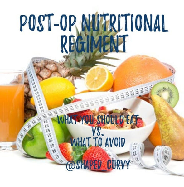 Post-Op Nutritional Regiment
