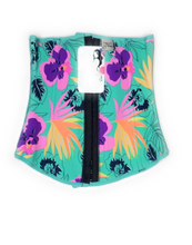Load image into Gallery viewer, Silhouette Latex Cincher- Tropical