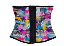Load image into Gallery viewer, Silhouette Latex Cincher- Island Vibes