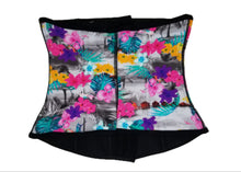 Load image into Gallery viewer, Silhouette Latex Cincher- Island Vibes