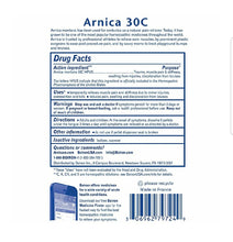 Load image into Gallery viewer, Boiron Arnica Montana 30C Pain Relief Medicine Pellets
