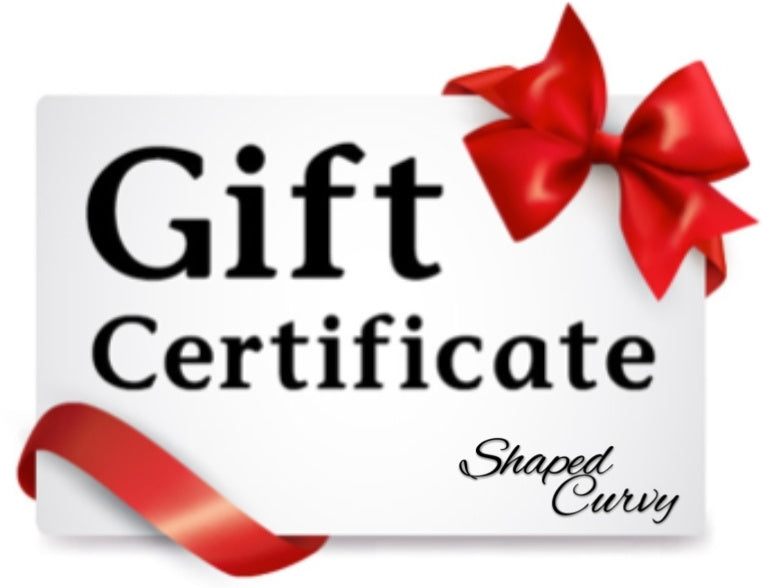 Gift Certificate – Shaped Curvy